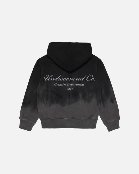 Faded Wash Zip-Up Hoodie