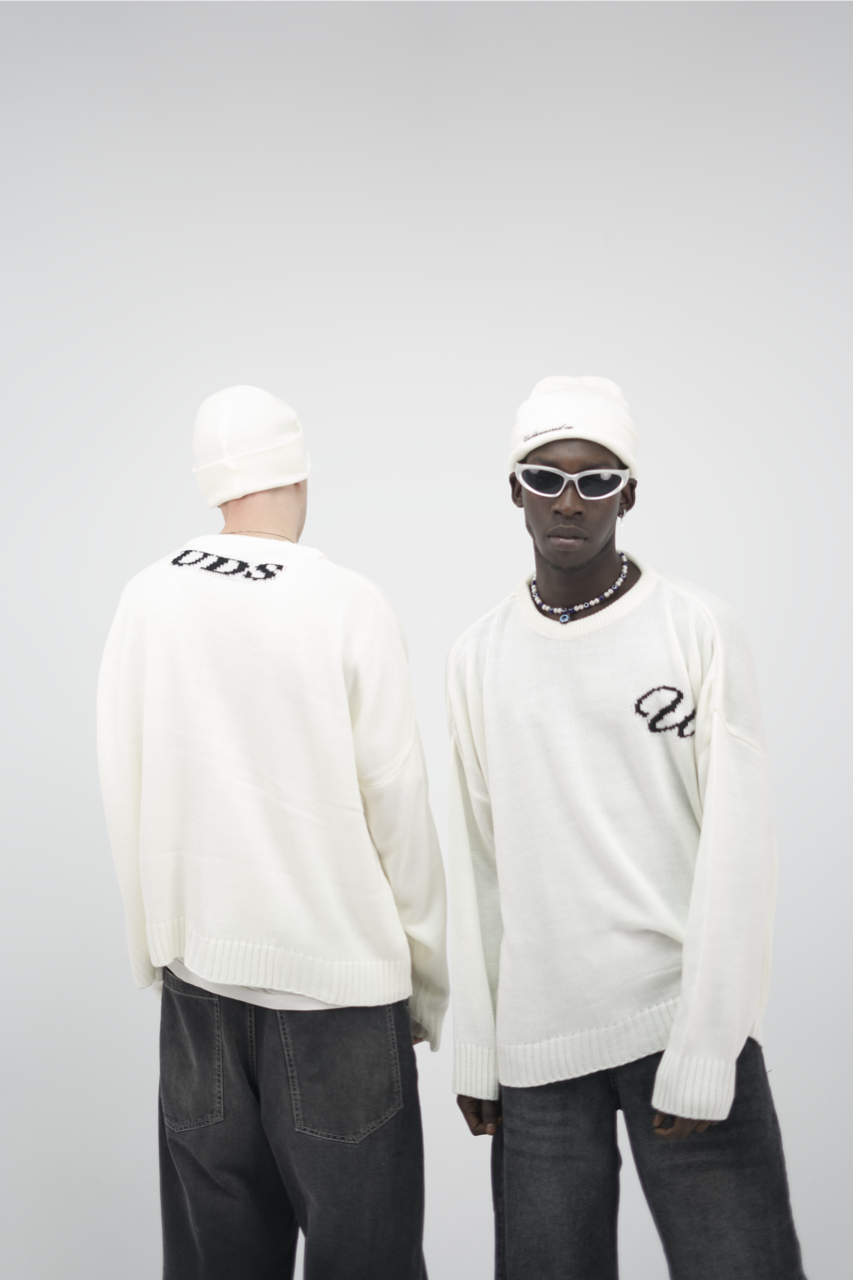 Cream Knit Crewneck