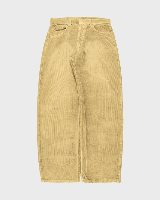 Camel Pinned Corduroy Pants