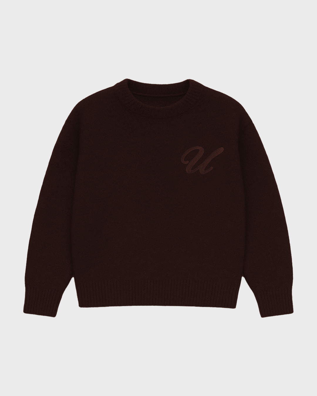 Brown Signature Knitted Sweater