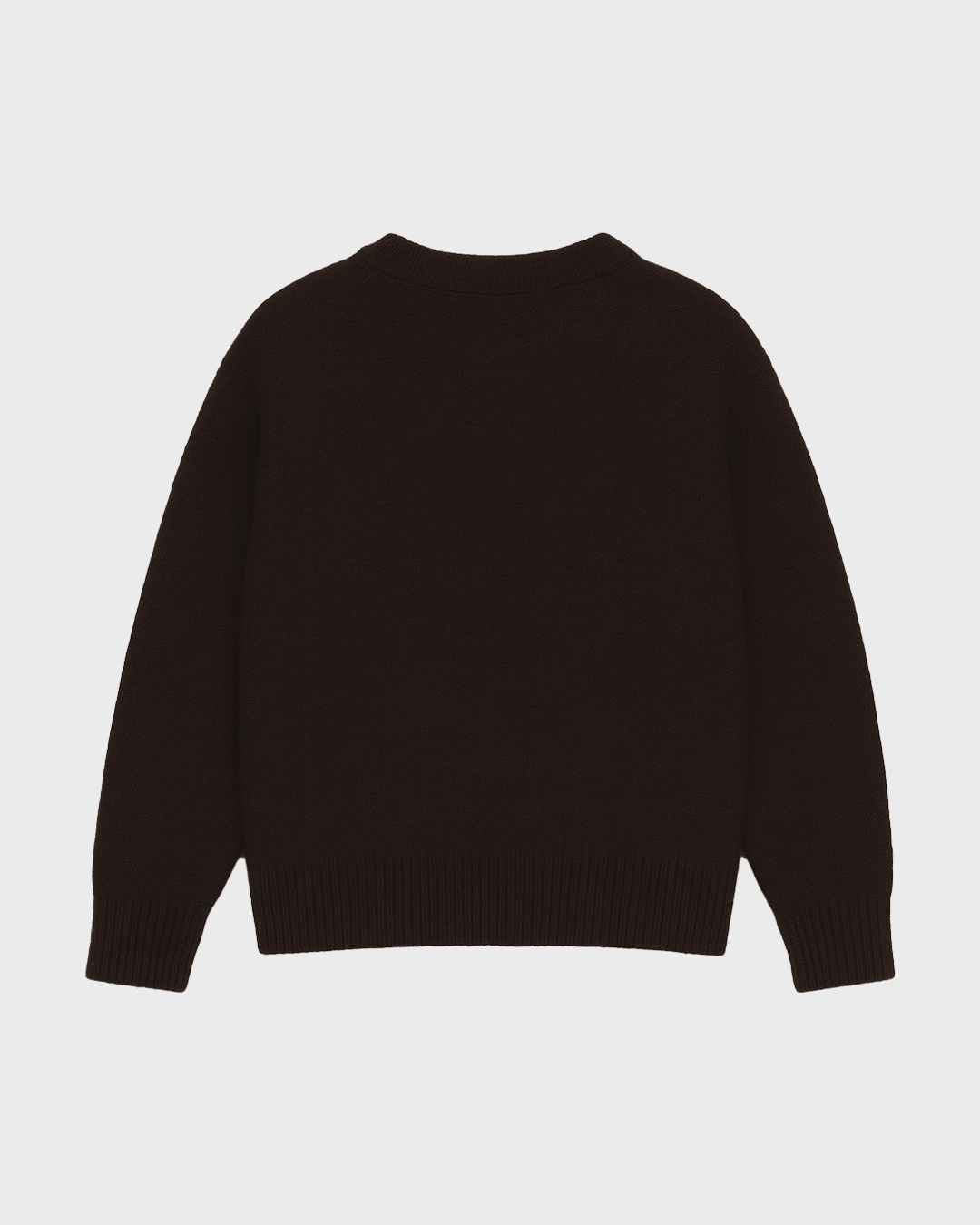 Brown Signature Knitted Sweater