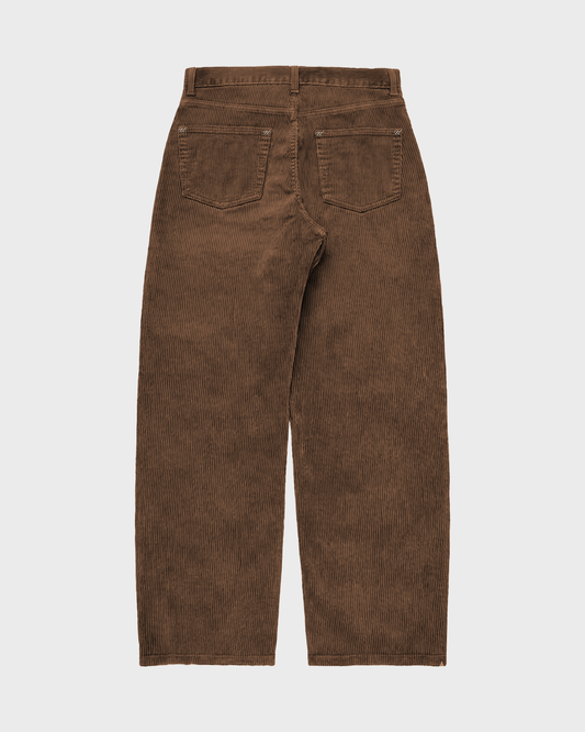 Brown Pinned Corduroy Pants
