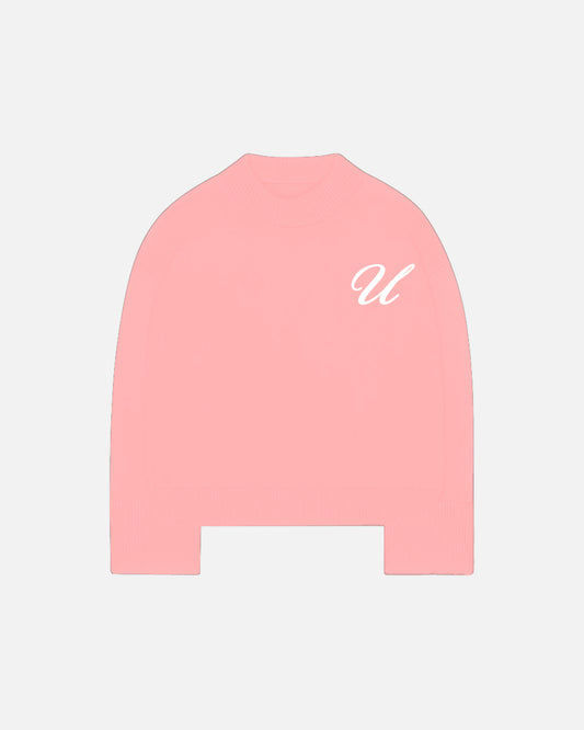 Pink Knit Crewneck